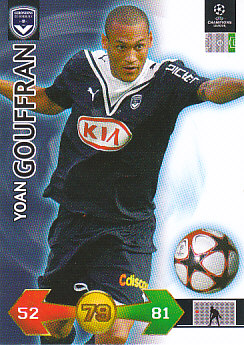 Yoan Gouffran Girondins de Bordeaux 2009/10 Panini Super Strikes CL #137